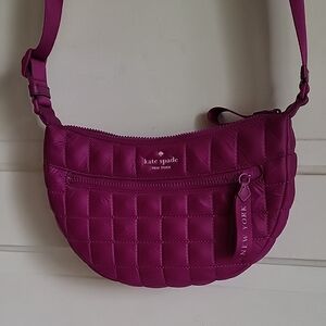 kate spade Quilted Crossbody Bag in Fuchsia